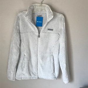 NWT Women's Columbia Cloudy Day Full Zip-Front Fleece Jacket – S